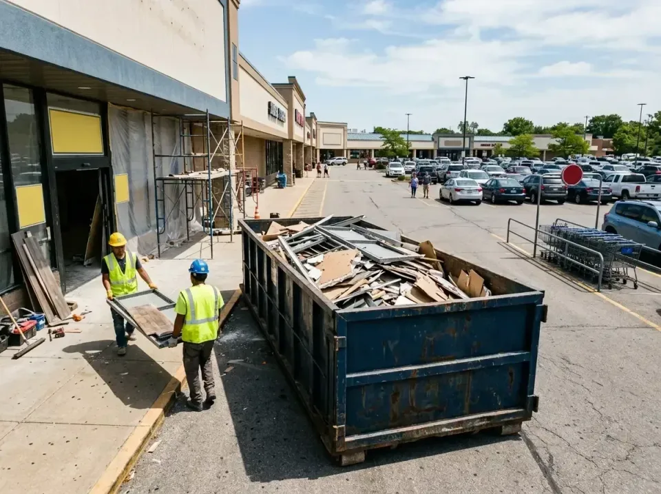retail-store-renovation-debris-003 — frequently asked questions, Roll-off Dumpster Rentals in Farragut, TN